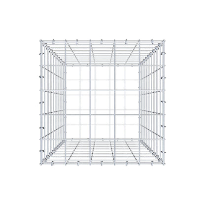 Gabion 100 cm x 50 cm x 50 cm (L x H x D), maskstorlek 10 cm x 10 cm, C-ring