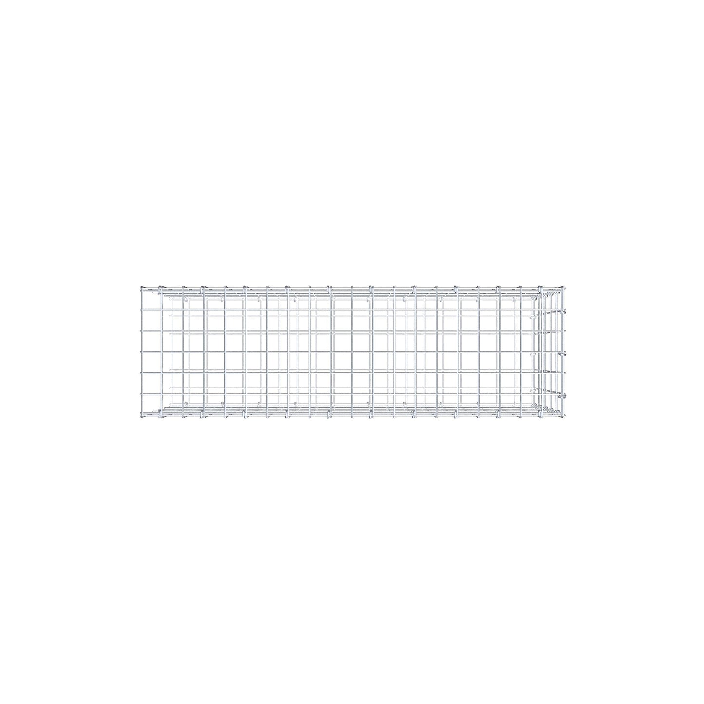 Pila adicional tipo 2 100 cm x 50 cm x 30 cm, malla 5 cm x 10 cm, anillo en C