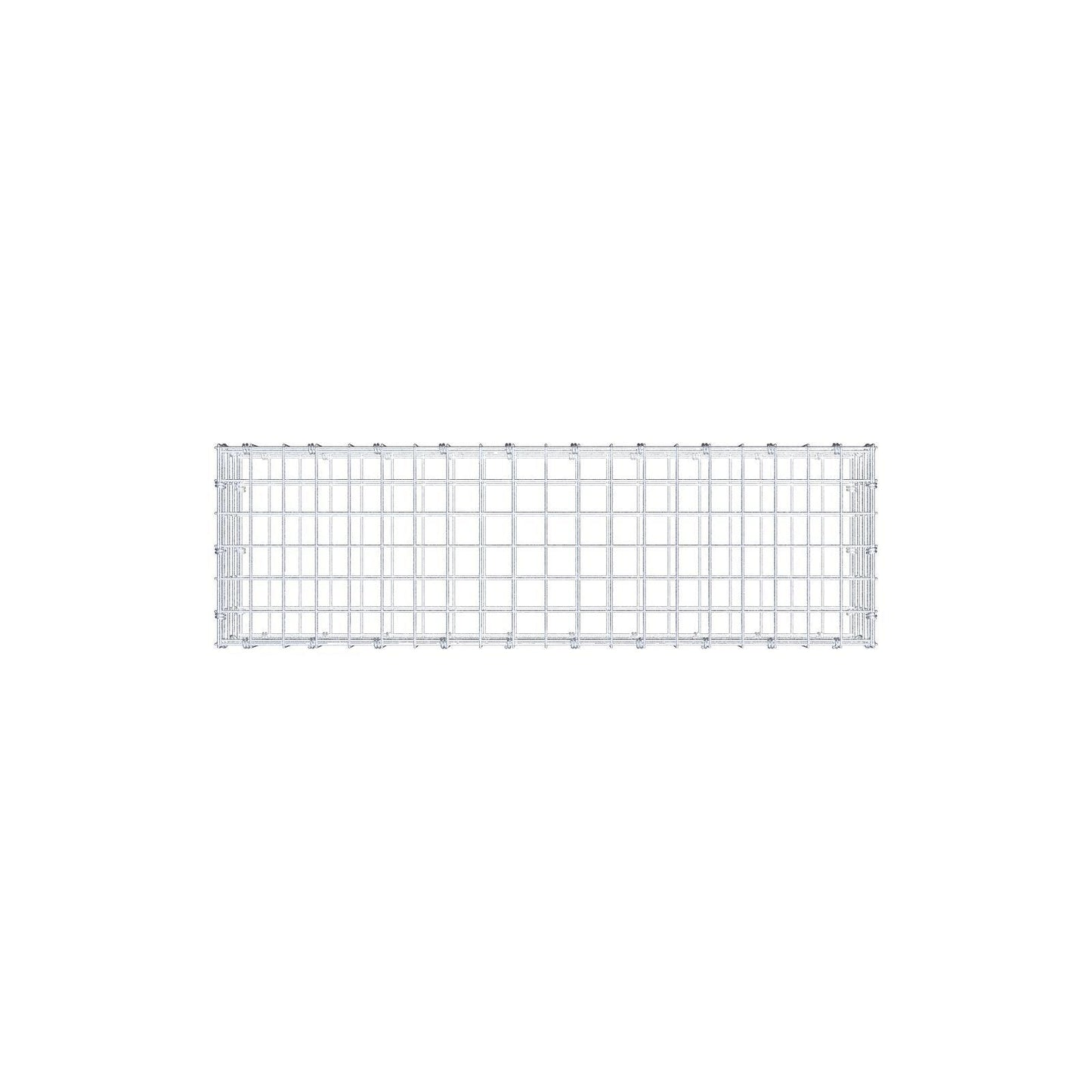 Gabion 100 cm x 20 cm x 30 cm (L x H x D), mesh size 5 x 5 cm, spiral ring