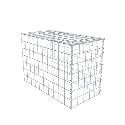 Anbaugabione Typ 4 100 cm x 70 cm x 50 cm (L x H x T), Maschenweite 10 cm x 10 cm, Spirale