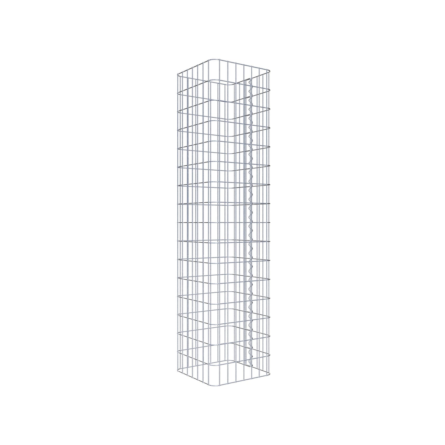 Gabion column square 37 cm x 37 cm, 160 cm height, MW 5 cm x 10 cm