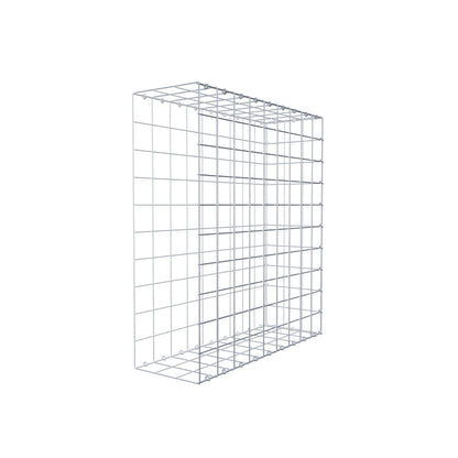 Mounted gabion type 2 100 cm x 90 cm x 30 cm (L x H x D), mesh size 10 cm x 10 cm, C-ring