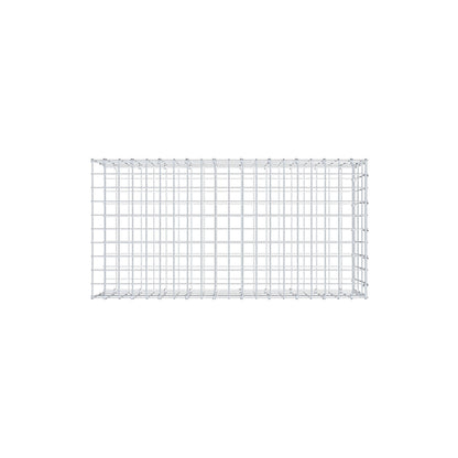 Fourche rapportée type 2 100 cm x 30 cm x 50 cm, mailles 5 cm x 10 cm, anneau en C