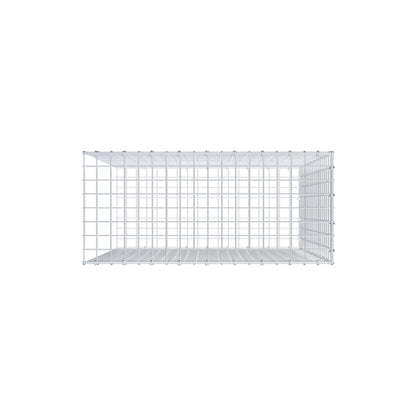 Mounted gabion type 2 100 cm x 90 cm x 40 cm (L x H x D), mesh size 5 cm x 5 cm, C-ring