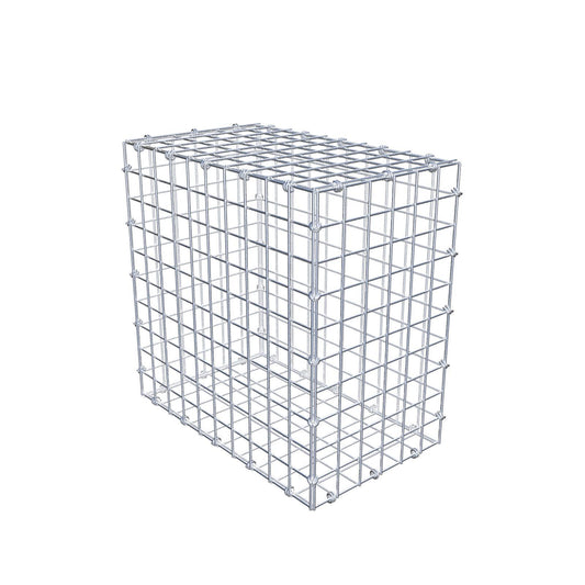 Gabion 50 cm x 50 cm x 30 cm (L x H x D), maskestørrelse 5 x 5 cm, spiralring