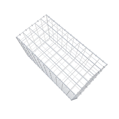 Gabion 100 cm x 60 cm x 50 cm (L x H x D), mesh size 10 cm x 10 cm, C-ring