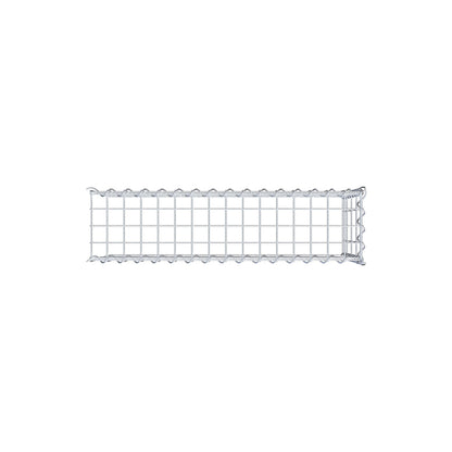 Monteret gabion type 4 80 cm x 40 cm x 20 cm (L x H x D), maskestørrelse 5 cm x 10 cm, spiral