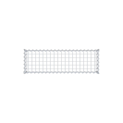Grown-on gabion type 3 100 cm x 20 cm x 30 cm (L x H x D), mesh size 5 cm x 10 cm, spiral