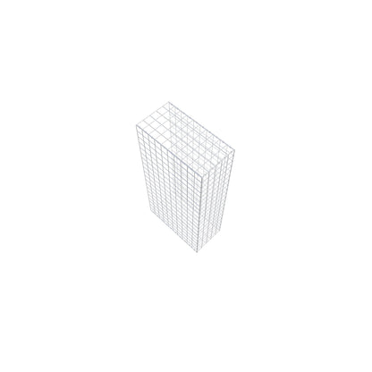 Pila adicional tipo 2 200 cm x 100 cm x 50 cm (L x A x P), malla 10 cm x 10 cm, anillo en C