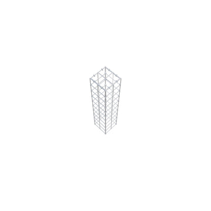 Mounted gabion type 3 100 cm x 20 cm x 20 cm (L x H x D), mesh size 10 cm x 10 cm, C-ring