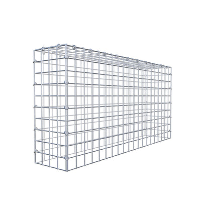 Monteret gabion type 3 100 cm x 50 cm x 20 cm (L x H x D), maskestørrelse 5 cm x 5 cm, C-ring