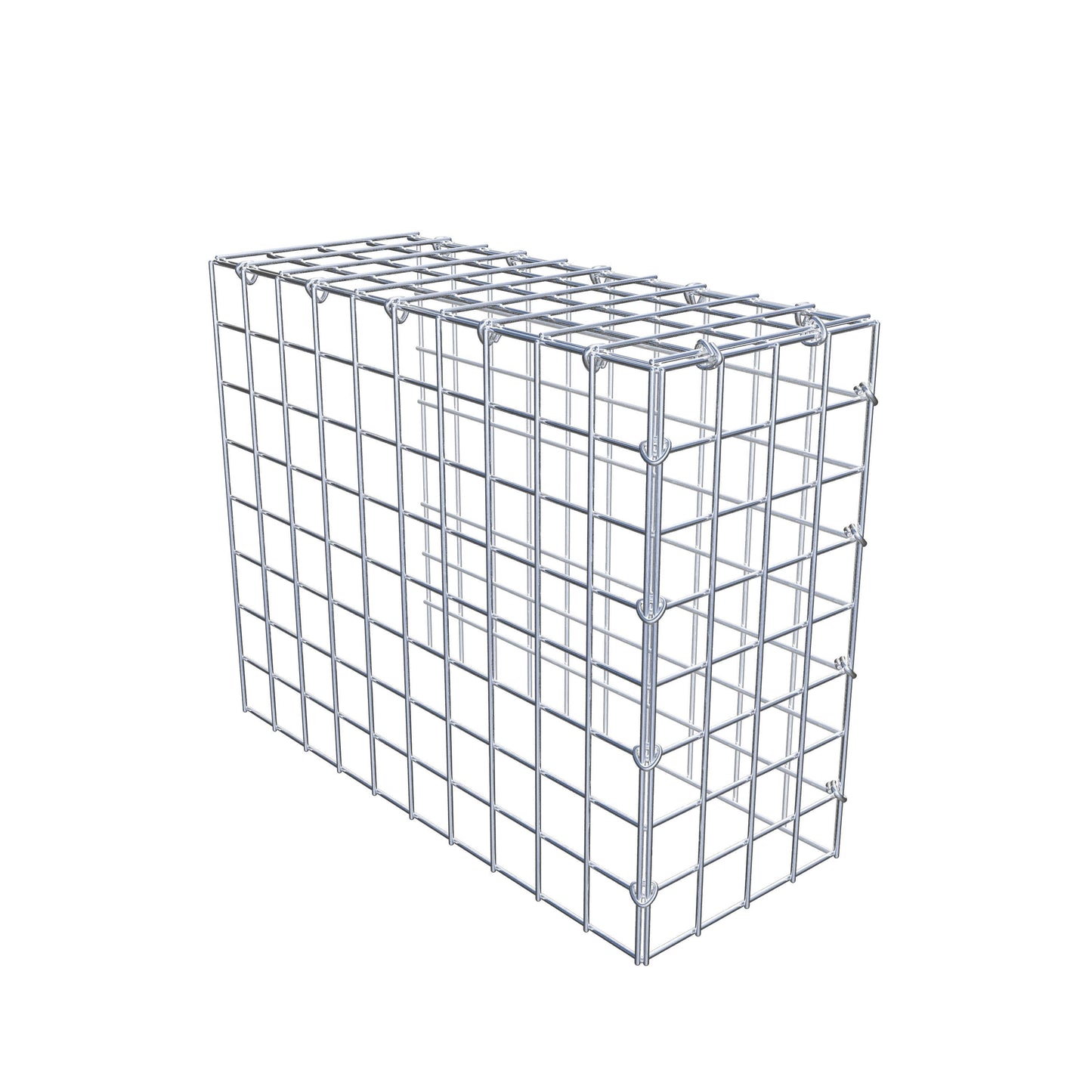 Gabião Tipo 4 50 cm x 40 cm x 20 cm (C x A x P), malhagem 5 cm x 5 cm, anel C