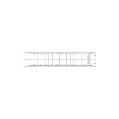 Mounted gabion type 2 100 cm x 90 cm x 20 cm (L x H x D), mesh size 10 cm x 10 cm, C-ring