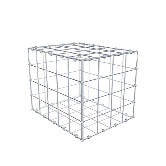 Gabione 50 cm x 40 cm x 40 cm (L x H x T), Maschenweite 10 x 10 cm, Spiralring