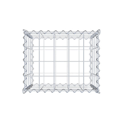 Gabbione 50 cm x 40 cm x 40 cm (L x H x P), maglia 10 cm x 10 cm, spirale