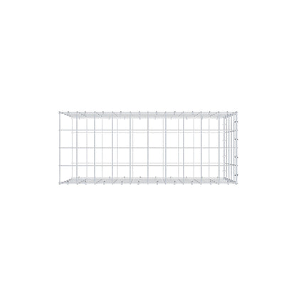 Mounted gabion type 2 100 cm x 50 cm x 40 cm (L x H x D), mesh size 10 cm x 10 cm, C-ring