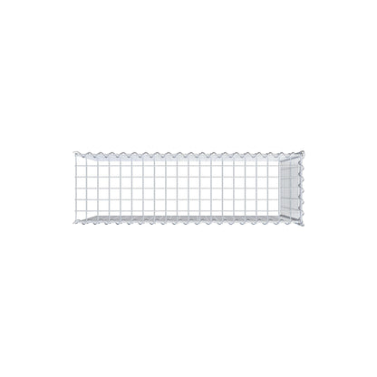 Gabion rapporté type 4 100 cm x 70 cm x 30 cm (L x H x P), mailles 5 cm x 5 cm, spirale