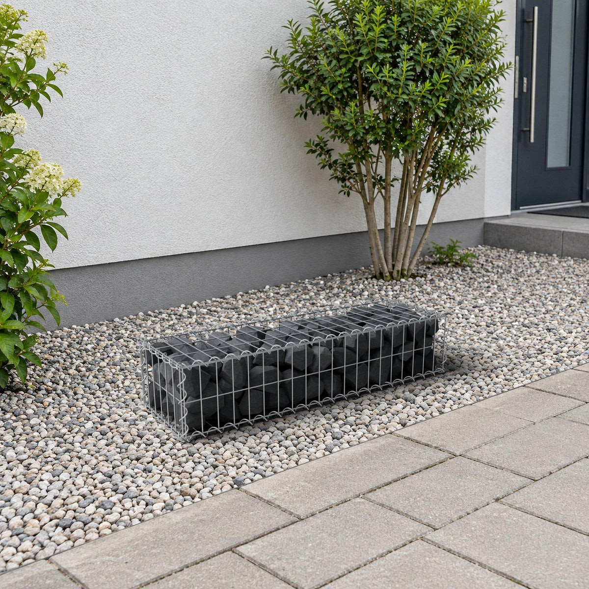 Gabion 100 cm x 20 cm x 30 cm (L x H x D), mesh size 5 cm x 10 cm, spiral