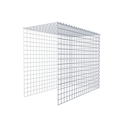 Grown-on gabion type 4 100 cm x 80 cm x 50 cm (L x H x D), mesh size 5 cm x 5 cm, spiral