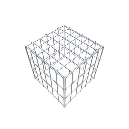 Monteret gabion type 3 30 cm x 30 cm x 30 cm (L x H x D), maskestørrelse 5 cm x 10 cm, C-ring