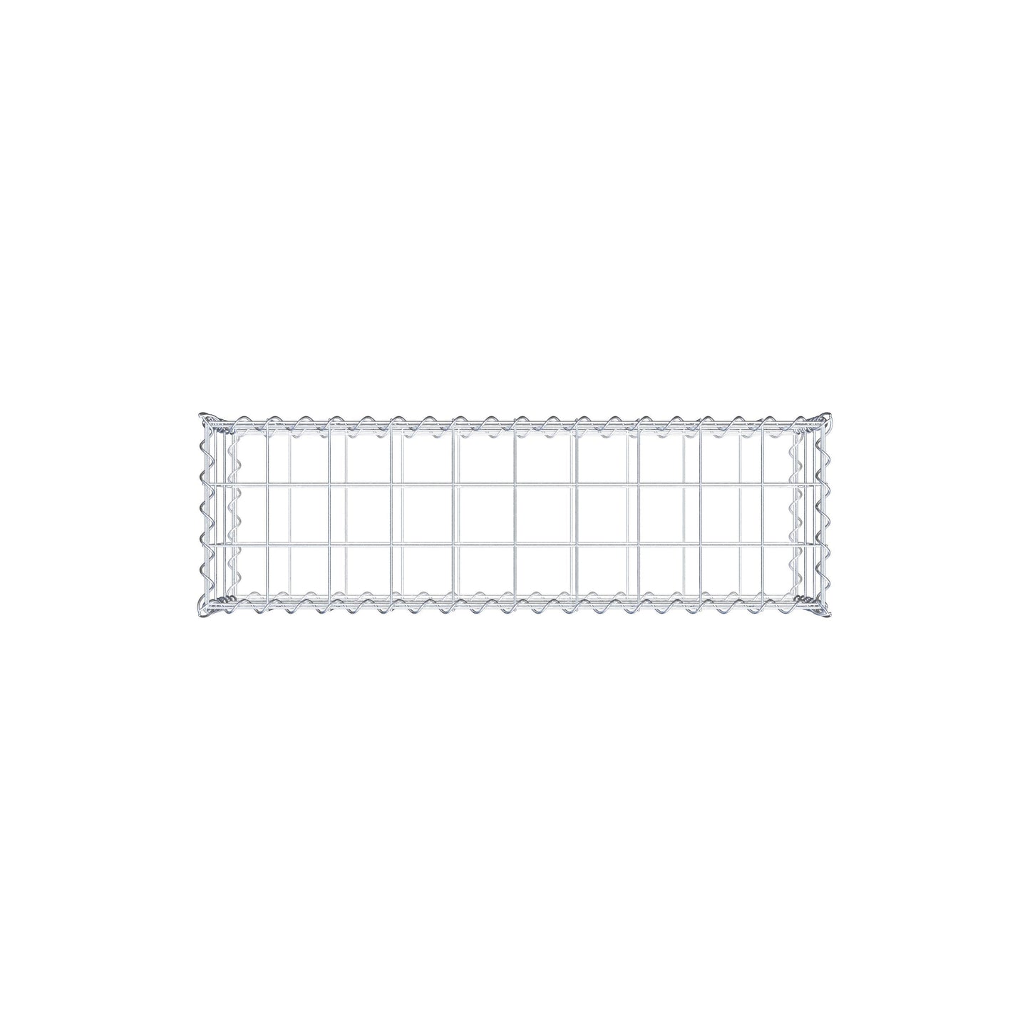 Gabion 100 cm x 30 cm x 30 cm (L x H x D), mesh size 10 cm x 10 cm, spiral