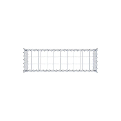 Gabion 100 cm x 30 cm x 30 cm (L x H x D), mesh size 10 cm x 10 cm, spiral