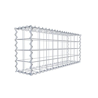 Gabião 100 cm x 40 cm x 20 cm (C x A x P), malhagem 10 cm x 10 cm, espiral