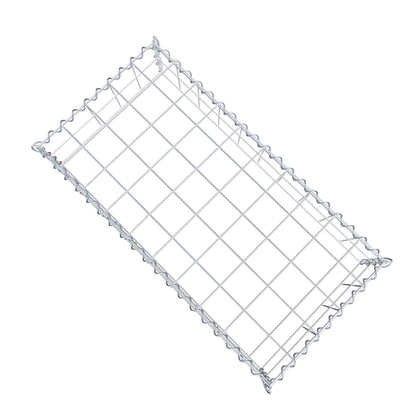 Extra gabion typ 3 100 cm x 20 cm x 50 cm (L x H x D), maskstorlek 10 cm x 10 cm, spiral