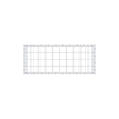 Gabione 100 cm x 30 cm x 40 cm (L x H x T), Maschenweite 10 x 10 cm, Spiralring