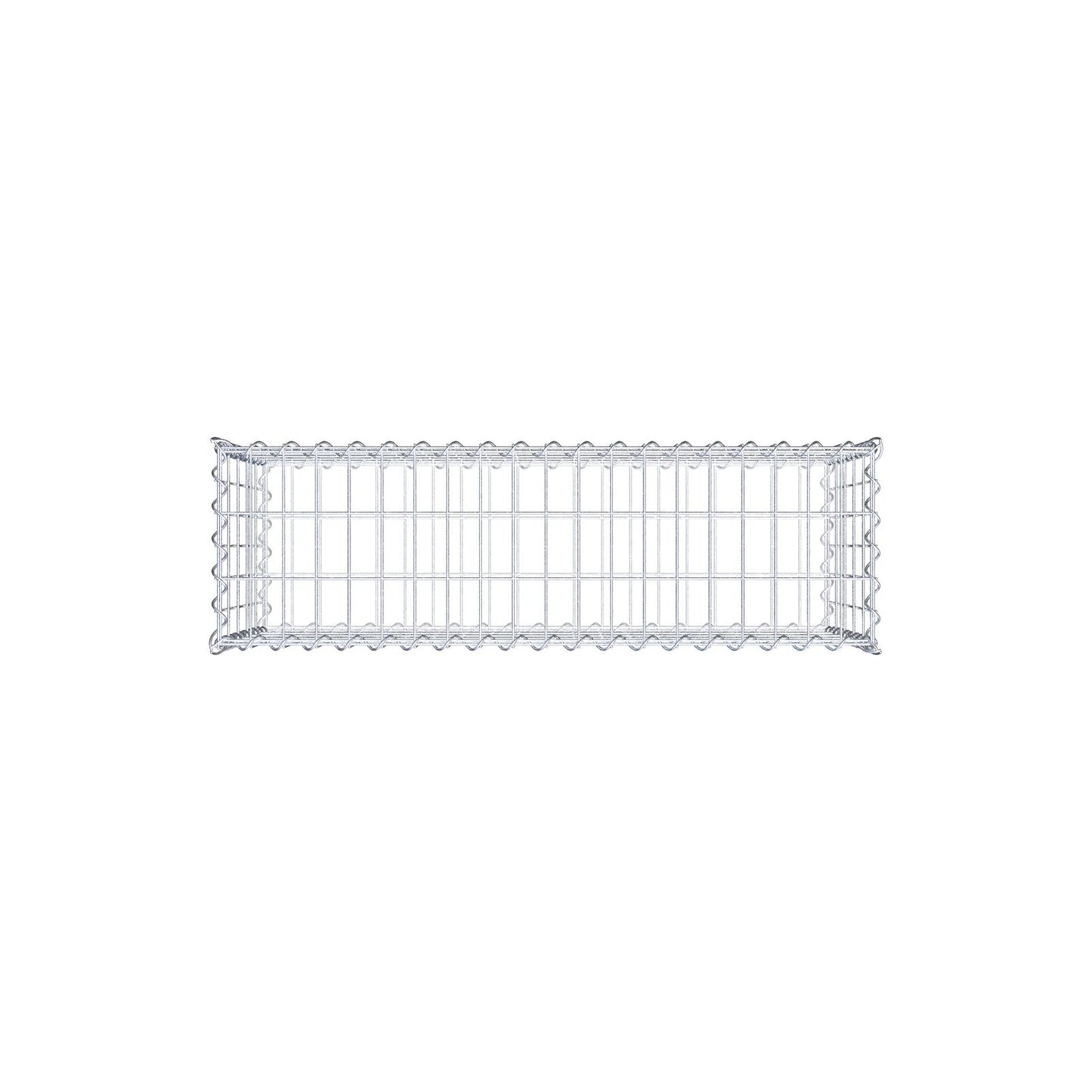Schanskorf 100 cm x 50 cm x 30 cm (L x H x D), maaswijdte 5 cm x 10 cm, spiraal