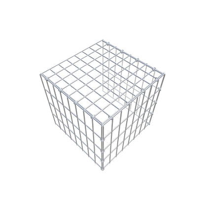 Gabião Tipo 4 40 cm x 40 cm x 40 cm (C x A x P), malhagem 5 cm x 10 cm, anel C