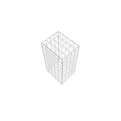 Gabião 100 cm x 50 cm x 40 cm (C x A x P), malhagem 10 cm x 10 cm, anel C