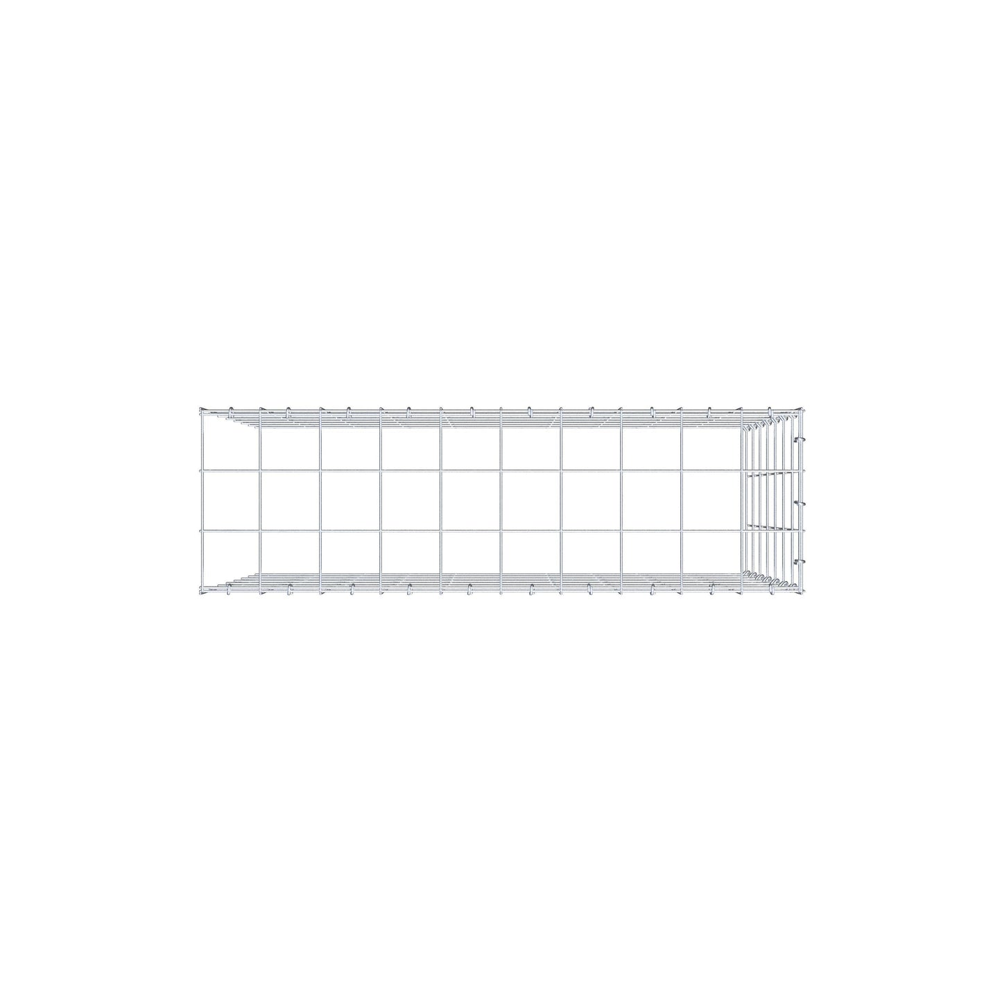 Pile aggiuntivo tipo 4 100 cm x 70 cm x 30 cm (L x H x P), maglia 10 cm x 10 cm, anello a C