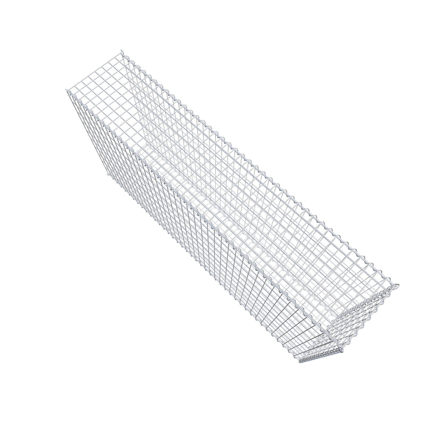 Grown-on gabion type 2 200 cm x 100 cm x 40 cm (L x H x D), mesh size 5 cm x 10 cm, spiral