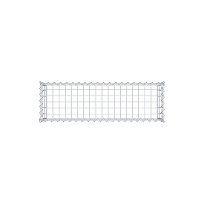 Gabião tipo 3 100 cm x 30 cm x 30 cm (C x A x P), malhagem 5 cm x 10 cm, espiral