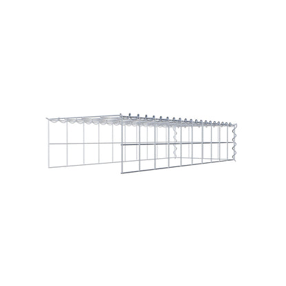 Grown-on gabion type 4 100 cm x 20 cm x 40 cm (L x H x D), mesh size 10 cm x 10 cm, spiral