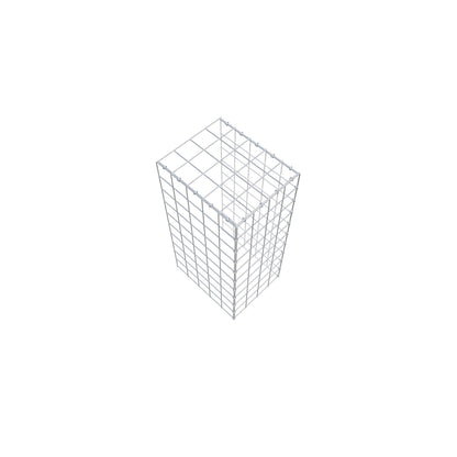 Gabião Tipo 4 100 cm x 50 cm x 40 cm (C x A x P), malhagem 10 cm x 10 cm, anel C