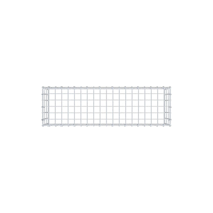 Anbaugabione Typ 3 100 cm x 30 cm x 30 cm (L x H x T), Maschenweite 5 cm x 10 cm, C-Ring