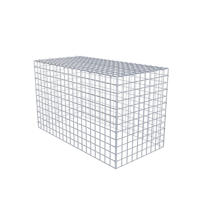 Anbaugabione Typ 3 100 cm x 60 cm x 50 cm (L x H x T), Maschenweite 5 cm x 5 cm, C-Ring