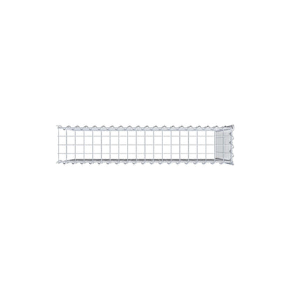 Add-on schanskorf type 4 100 cm x 70 cm x 20 cm (L x H x D), maaswijdte 5 cm x 5 cm, spiraalvormig