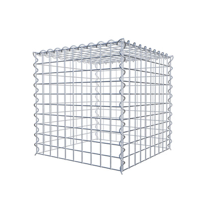 Opvokset gabion type 3 50 cm x 50 cm x 50 cm (L x H x D), maskestørrelse 5 cm x 5 cm, spiral
