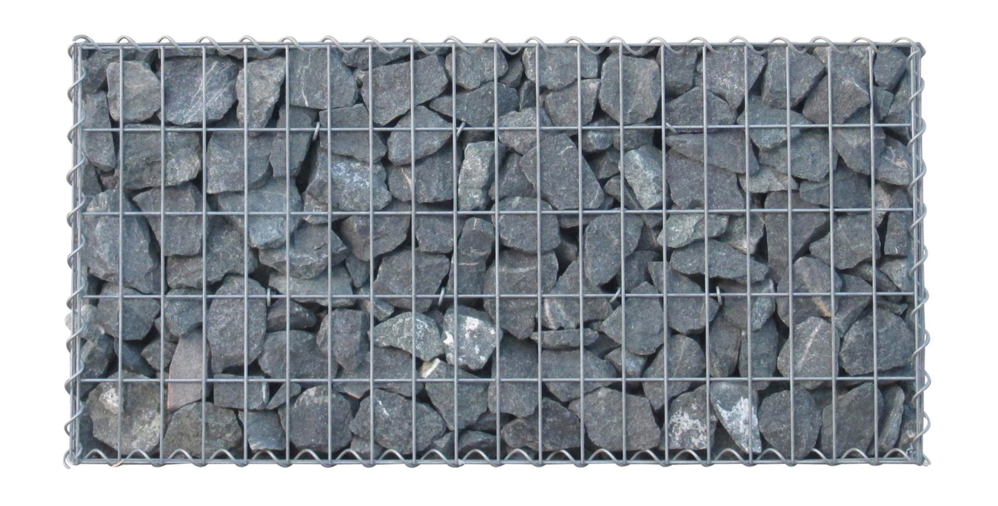 Gabion 80 cm x 40 cm x 20 cm (L x H x P), mailles 5 cm x 10 cm, spirale