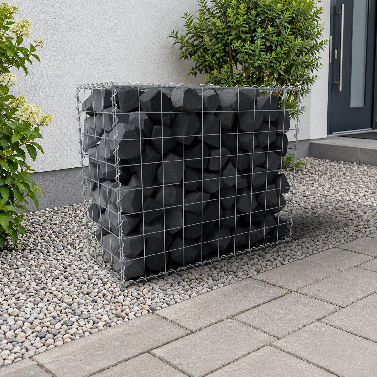Gabion 100 cm x 80 cm x 40 cm (L x H x D), mesh size 10 cm x 10 cm, spiral