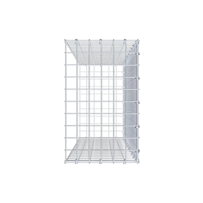 Gavión acoplable tipo 2 100 cm x 30 cm x 50 cm (L x A x P), malla 5 cm x 5 cm, anillo en C
