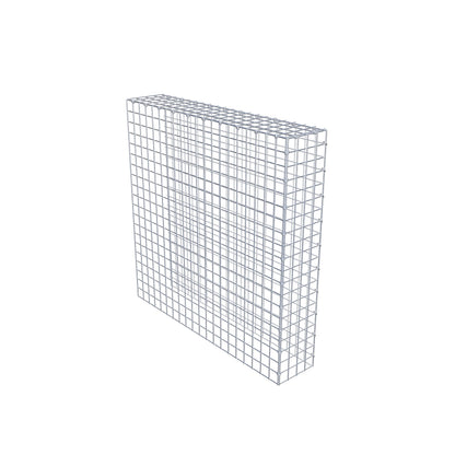 Gabião Tipo 4 100 cm x 100 cm x 20 cm (C x A x P), malhagem 5 cm x 5 cm, anel C