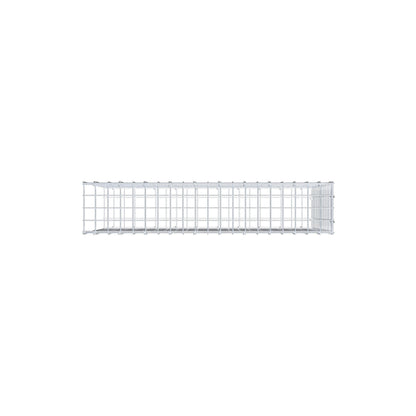 Mounted gabion type 2 100 cm x 60 cm x 20 cm (L x H x D), mesh size 5 cm x 5 cm, C-ring