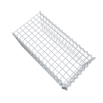 Gabião tipo 4 80 cm x 40 cm x 40 cm (C x A x P), malhagem 5 cm x 10 cm, espiral