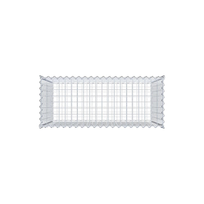 Gabion 100 cm x 70 cm x 40 cm (L x H x D), mesh size 5 cm x 5 cm, spiral