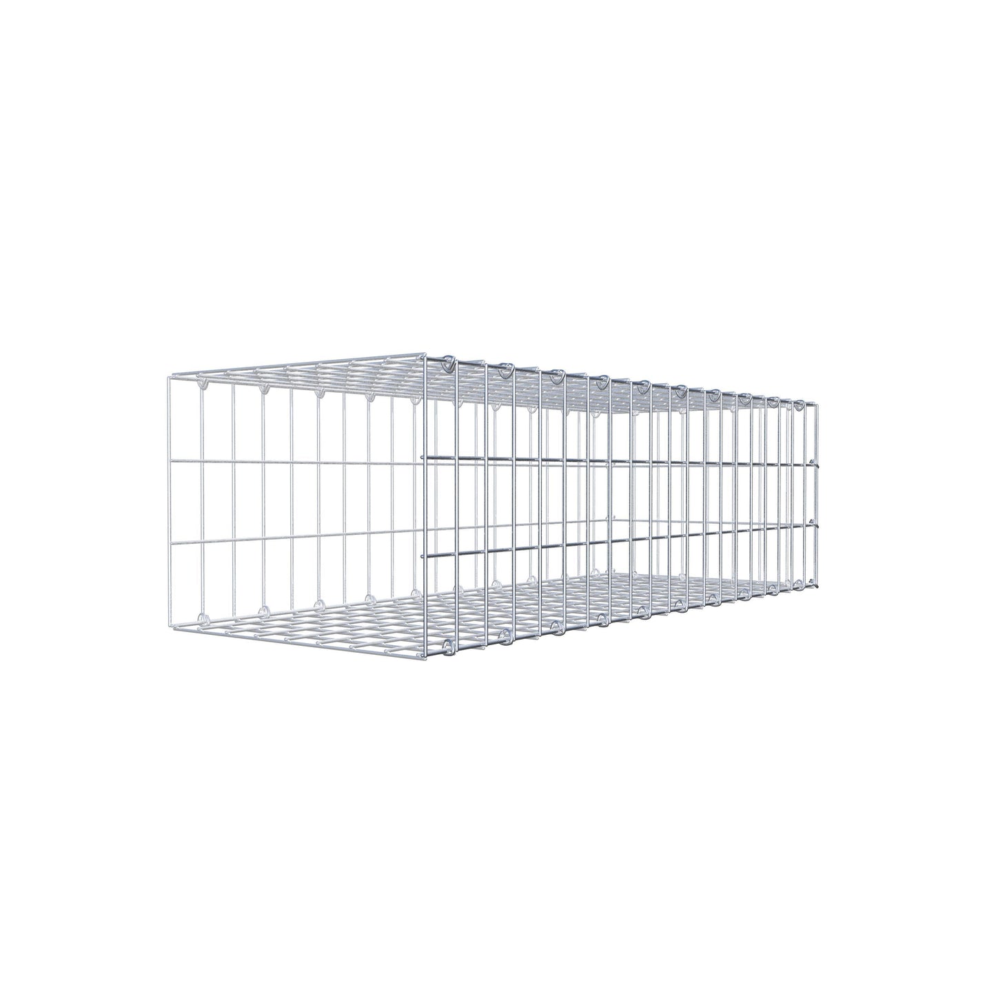 Fourche rapportée type 2 100 cm x 30 cm x 40 cm, mailles 5 cm x 10 cm, anneau en C