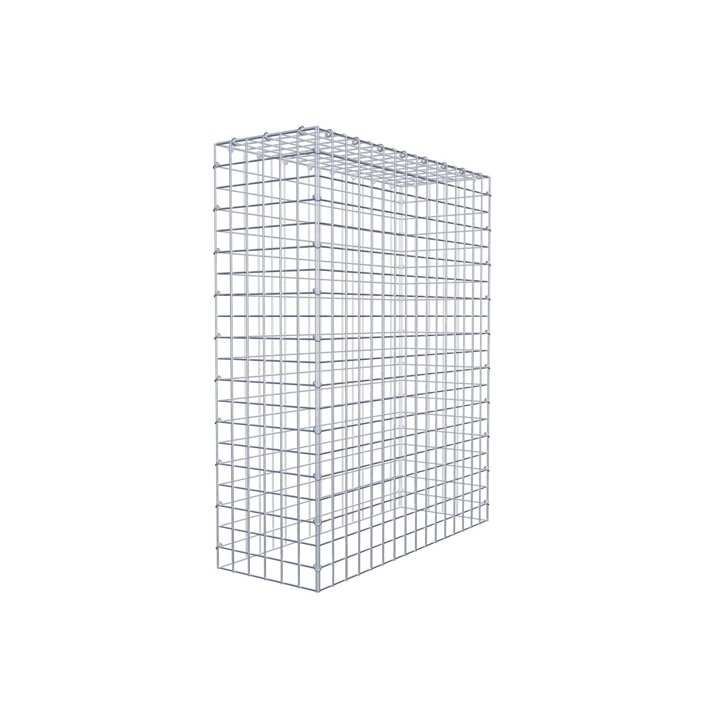 Gavión complementario de tipo 3 100 cm x 80 cm x 30 cm (largo x alto x fondo), malla 5 cm x 5 cm, anillo en C